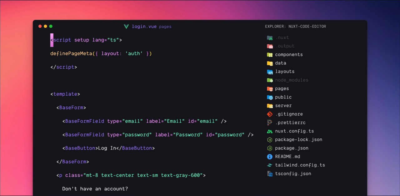 Editor UI